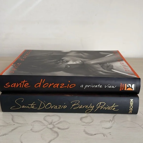 SANTE D'ORAZIO “ BARELY PRIVATE” & “A PRIVATE VIEW” PHOTOGRAPHY BOOKS